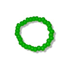 3 FOR $20 HANDCRAFTED Pony Green Beaded Bracelet